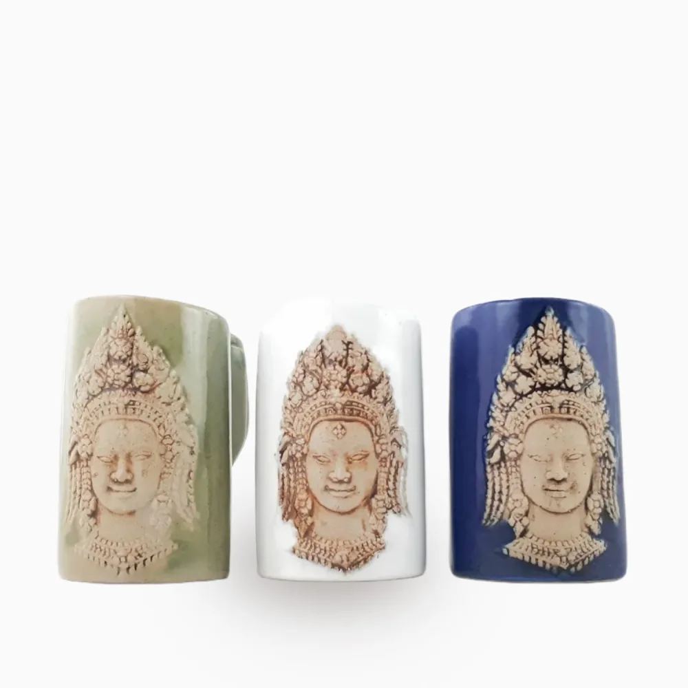 0104011xx Apsara Face Mugs