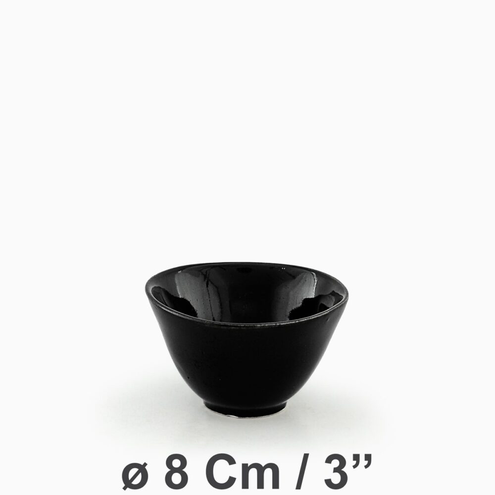 River Bowl Black Gloss