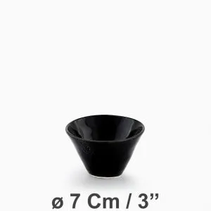Khmer Heritage Bowl ø7Cm/3'' | Black Gloss