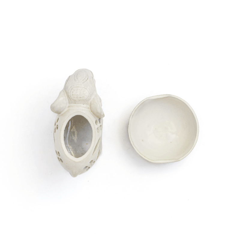 Elephant Oil Burner | White Velvet - Image 5