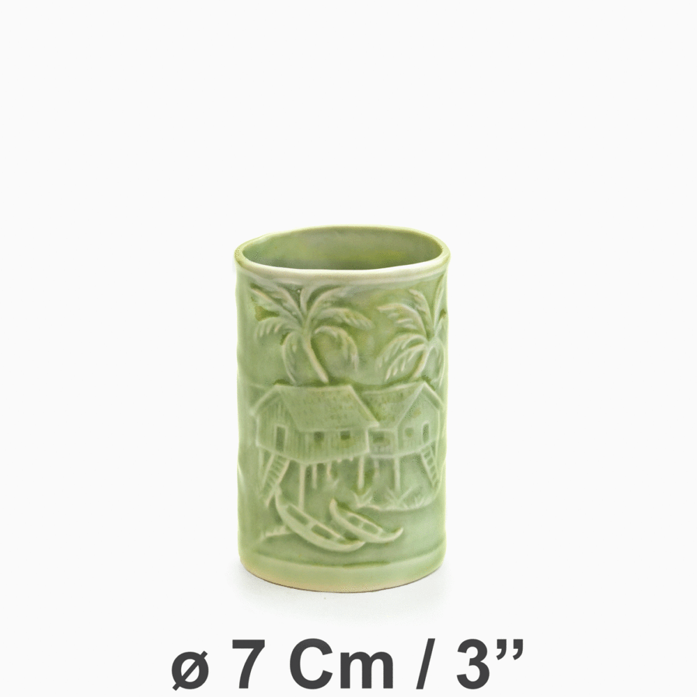 Tonle Sap Mug ø7Cm/3" | Light Green Celadon - Image 2
