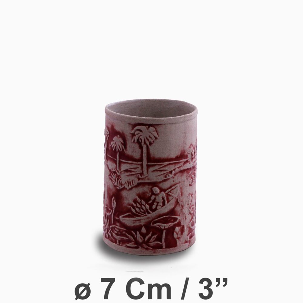 Lotus Farm Mug ø7Cm/3" | Red