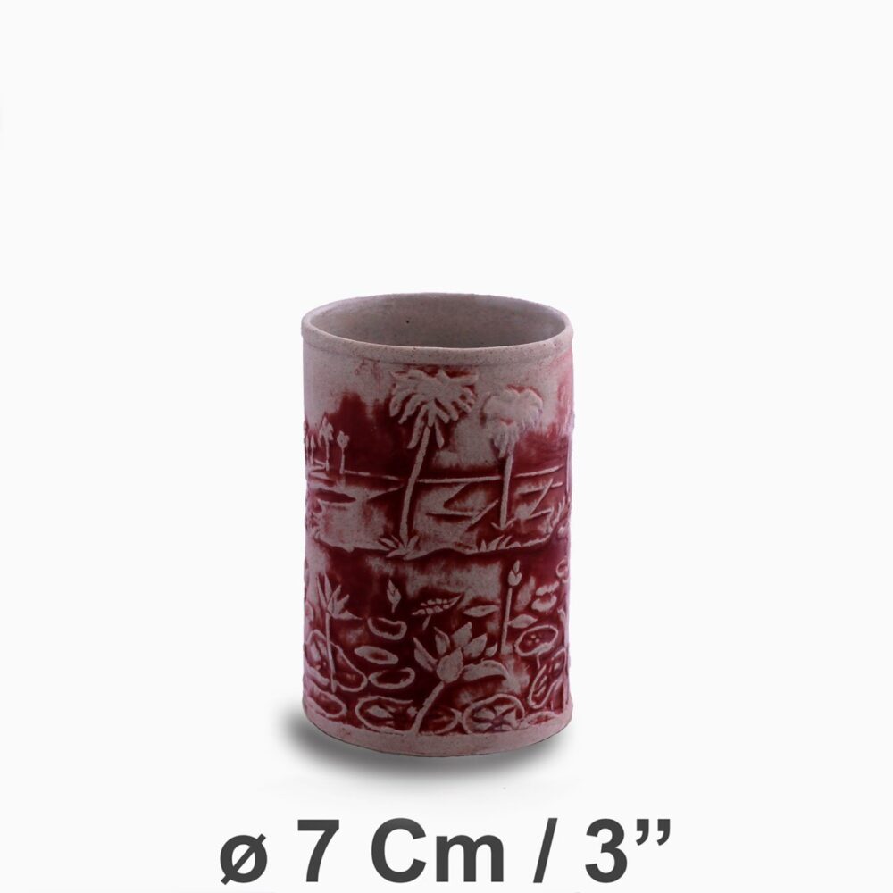 Lotus Farm Mug ø7Cm/3" | Red - Image 2