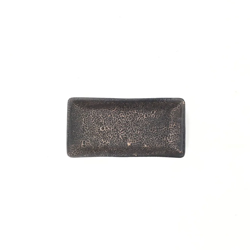 Isakaya Plate 12X5cm Black Crawling - Image 2