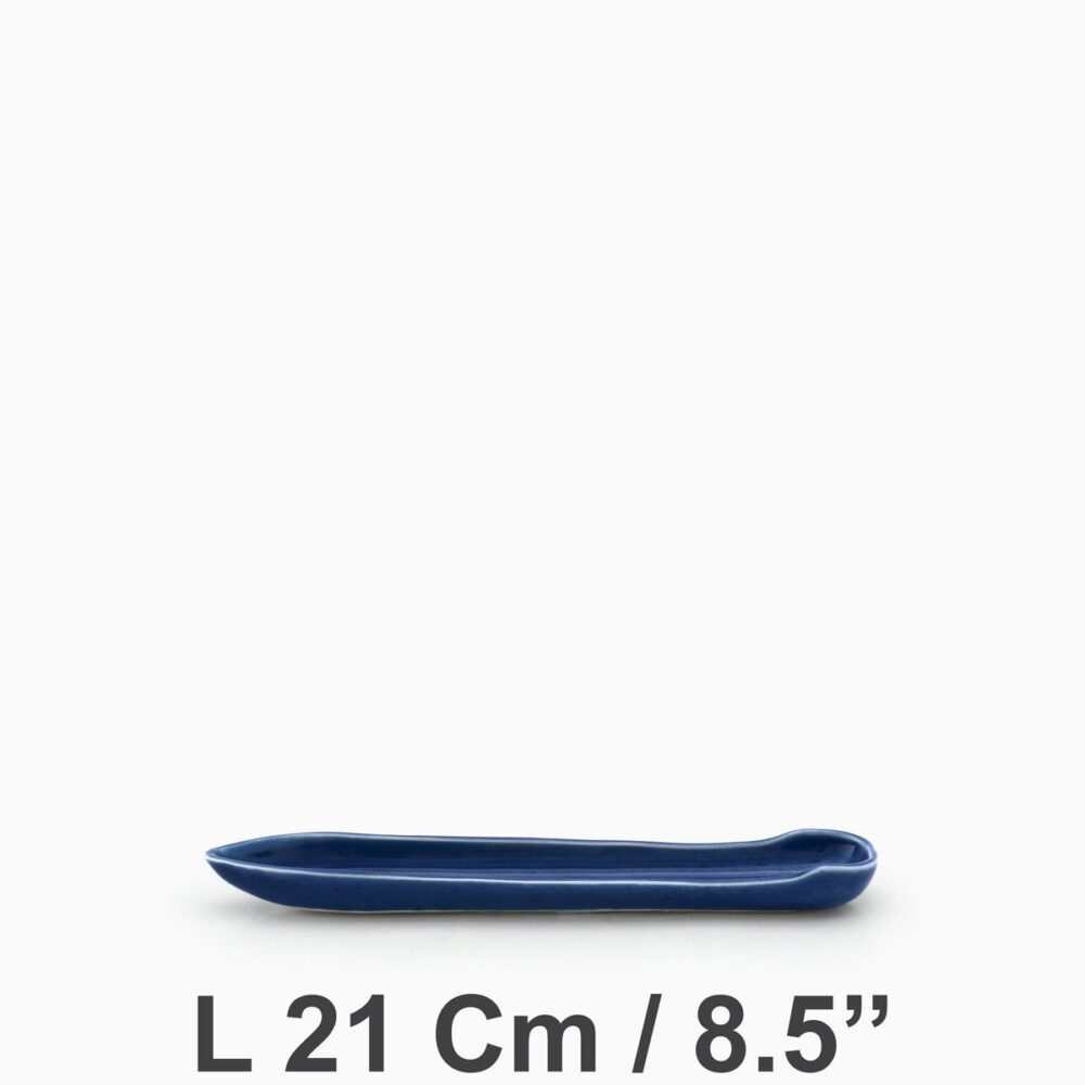 Incense Holder Boat L21Cm/8.5" | Mekong Blue