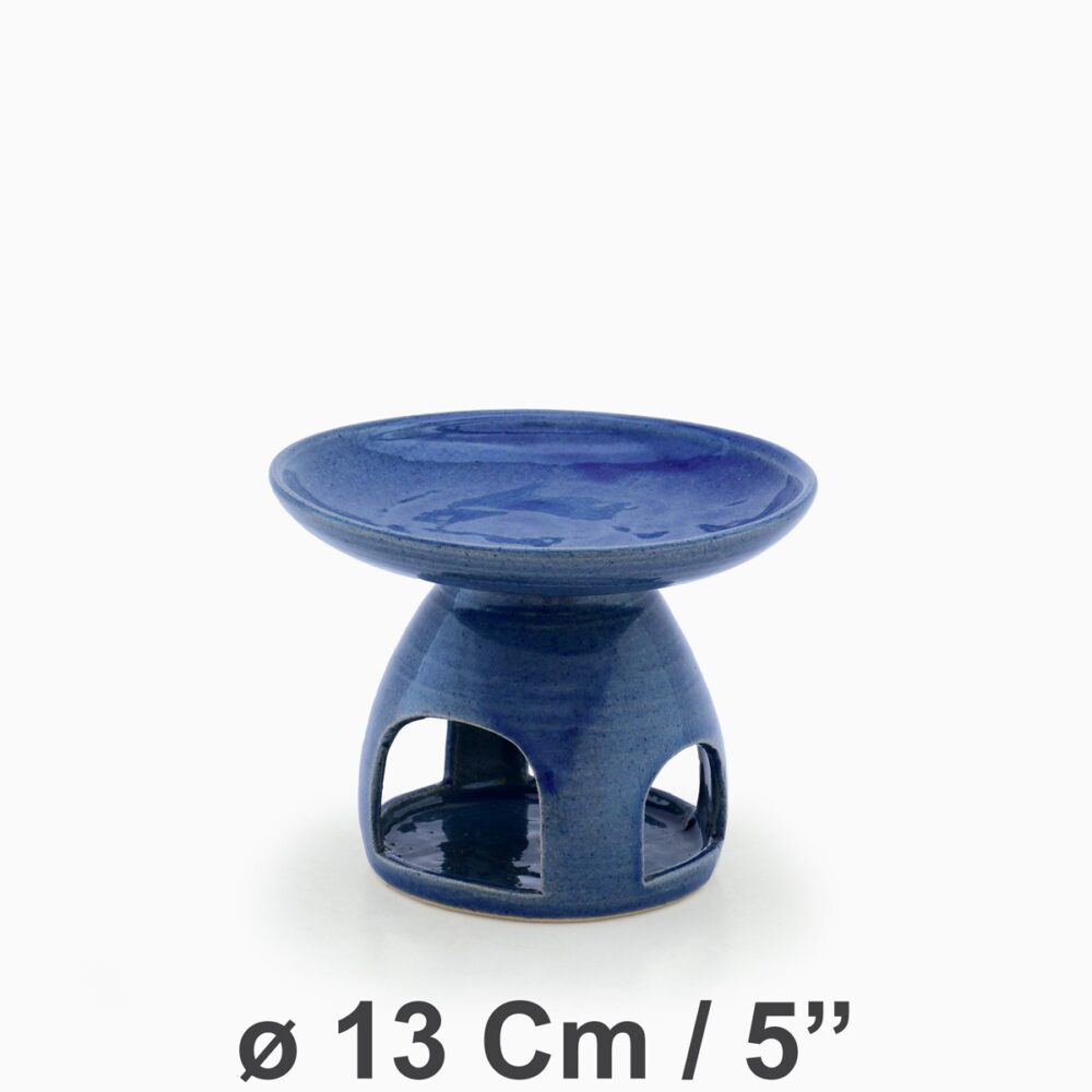 Oil Burner Large Vasque ø13Cm/5'' | Mekong Blue