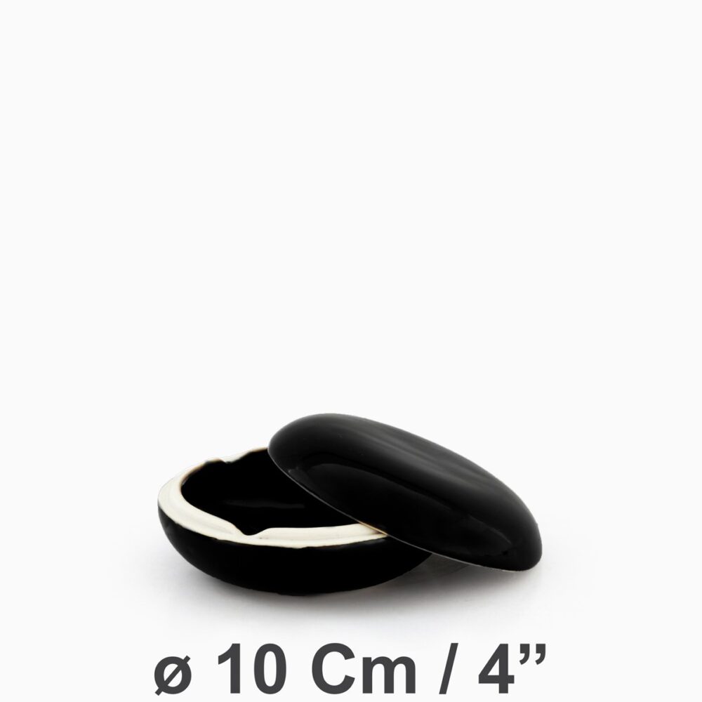 Ashtray Box ø 10 Cm | Black Gloss