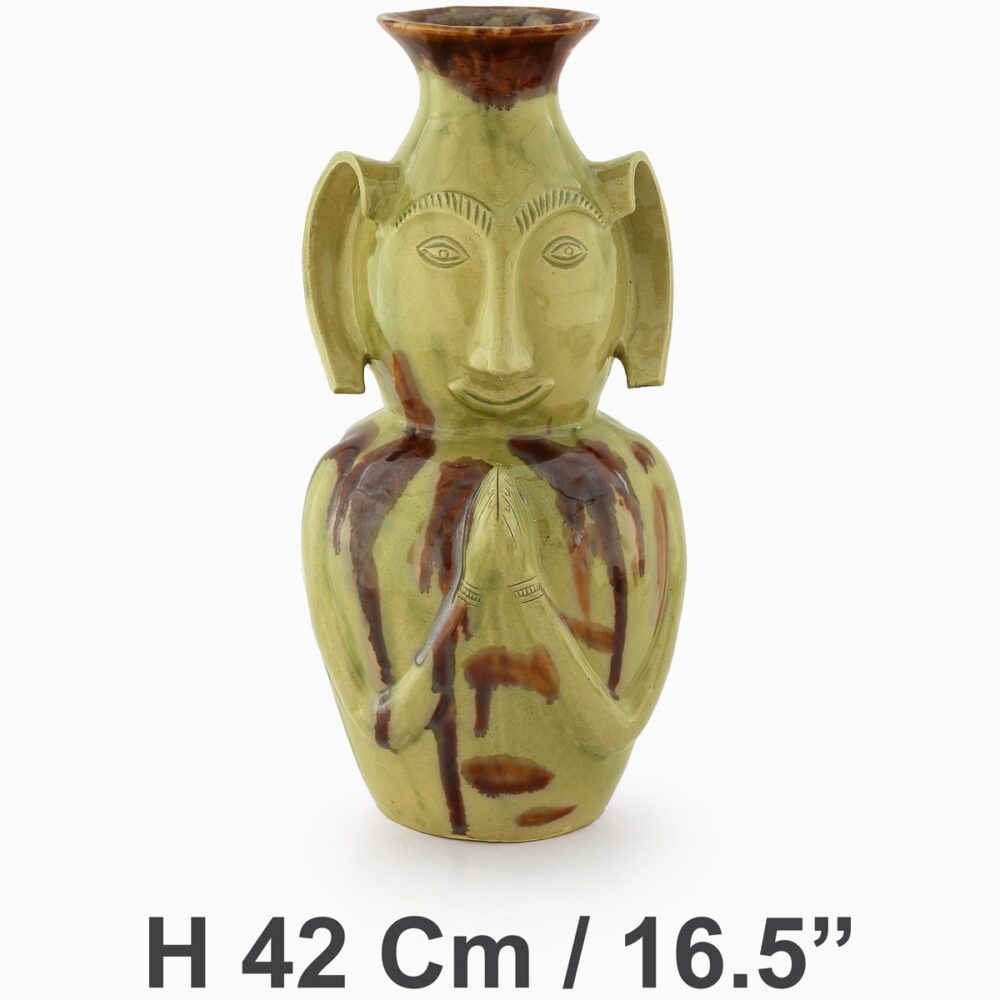 Khmer Anthropomorphic Bottle 42Cm/16.5"