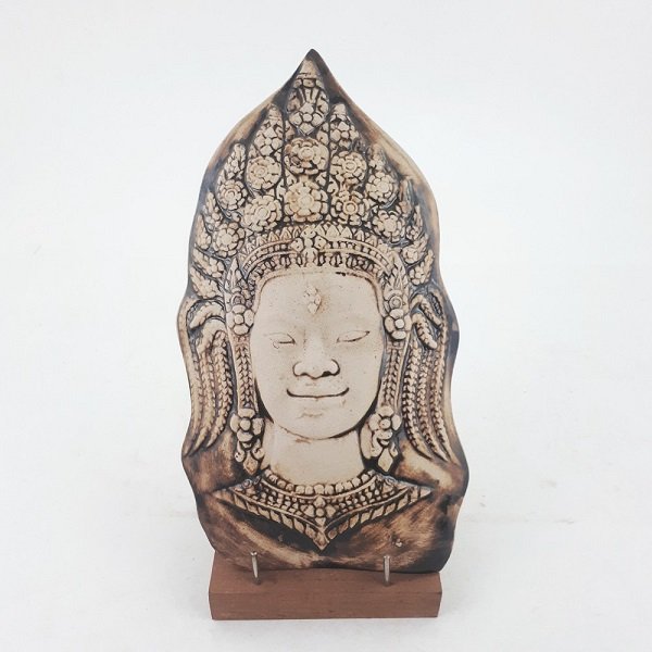 Apsara bas-relief