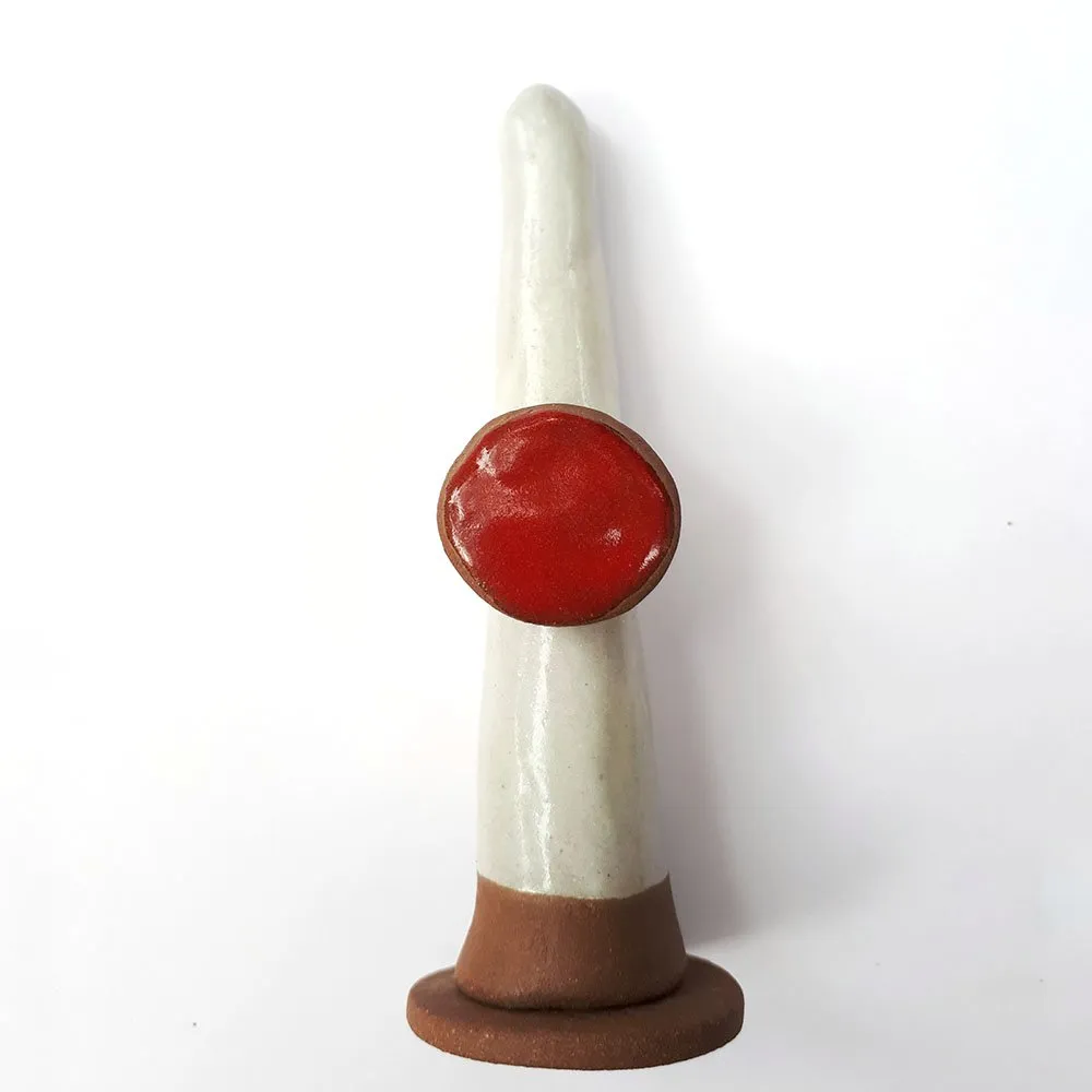 Ring Holder | White Velvet - Image 2