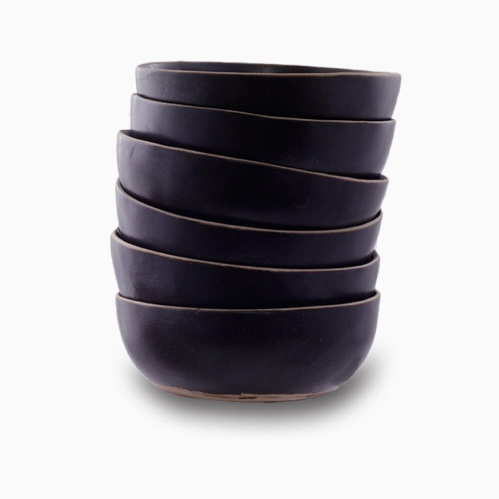Pasta Bowls Set | Black Shady - Image 4