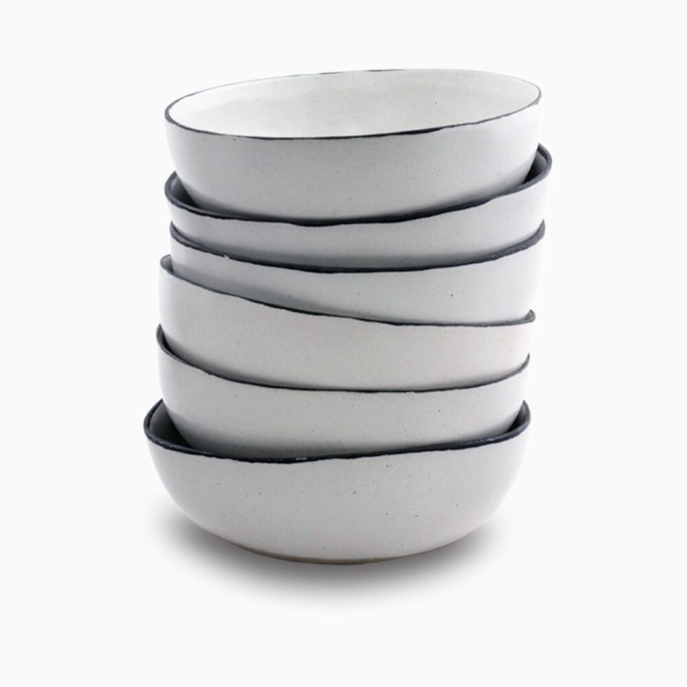 Pasta Bowls Set | Line Art - Image 4