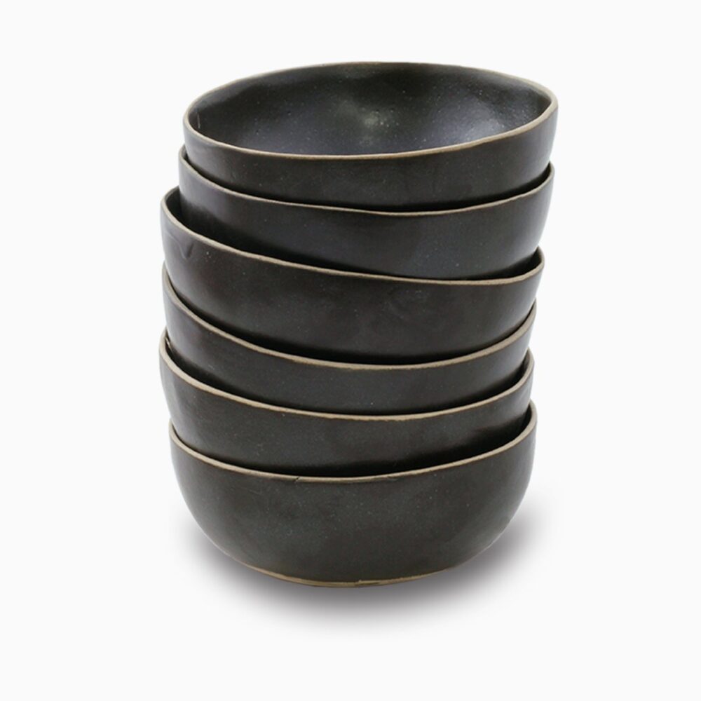 Pasta Bowls Set | Black Shady - Image 2