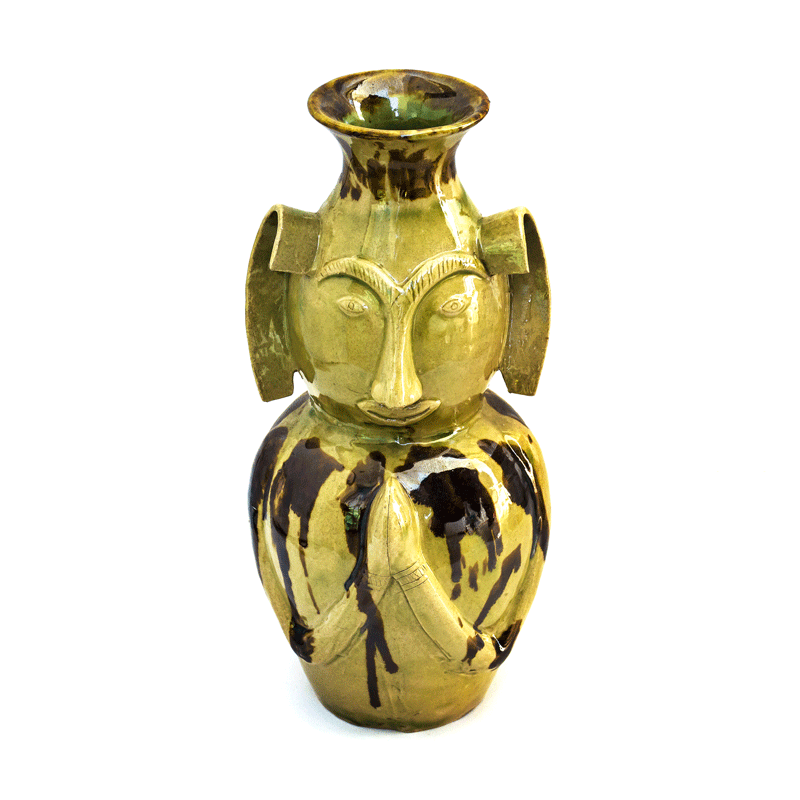 Khmer Anthropomorphic Bottle  37Cm/15.5" - Image 4