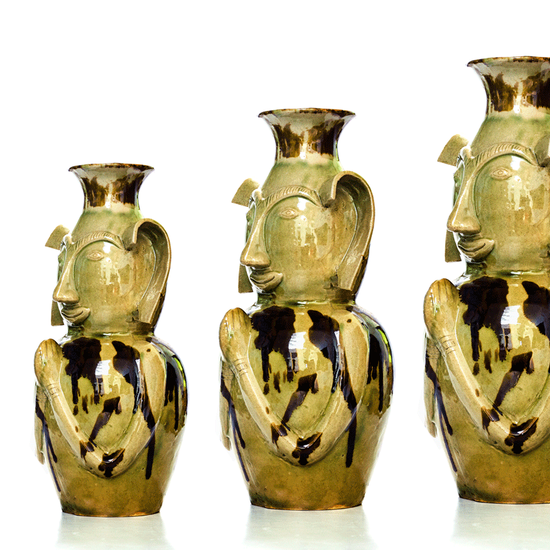 Khmer Anthropomorphic Bottle  37Cm/15.5" - Image 2