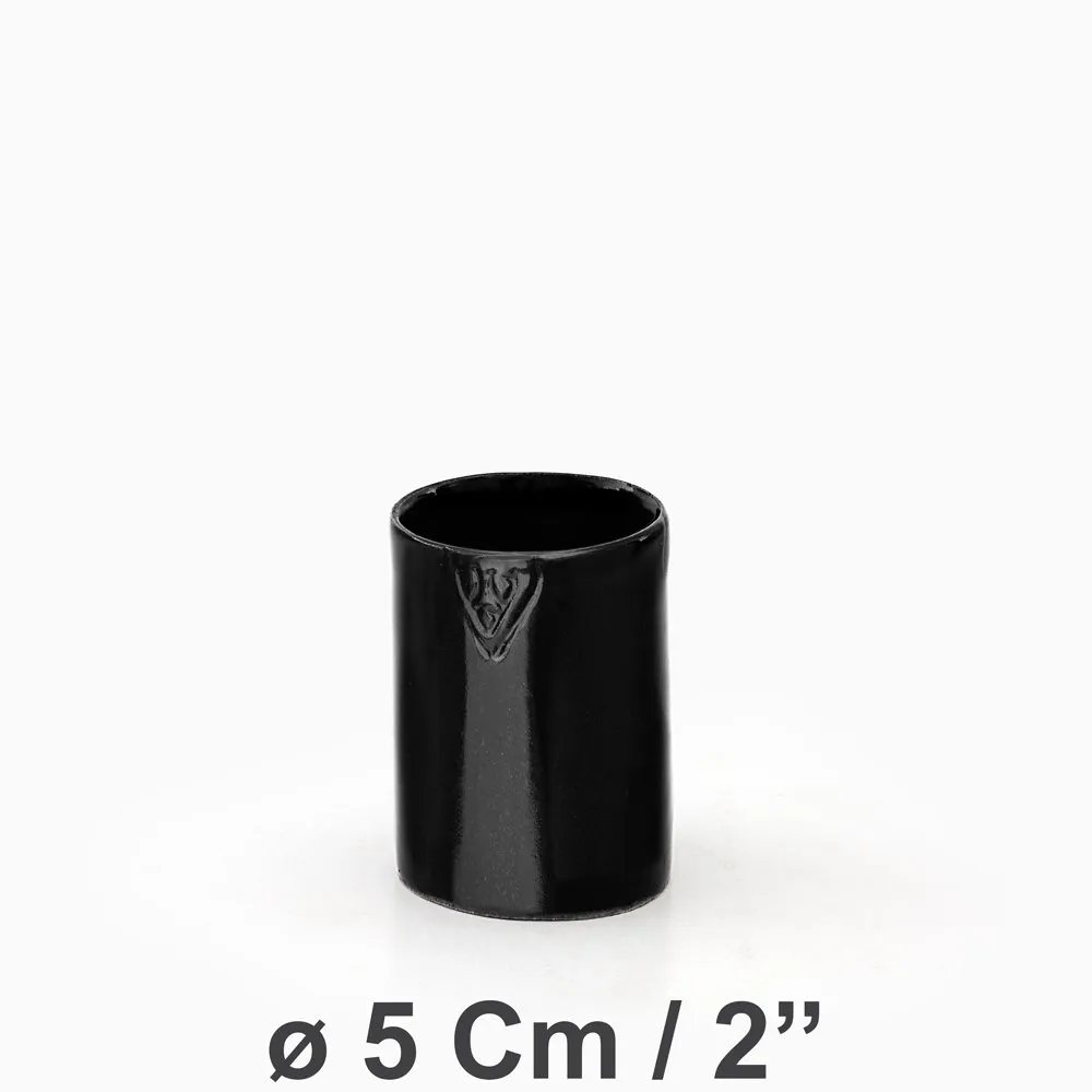Mug ø 05 cm / 2'' | Mini Black Gloss