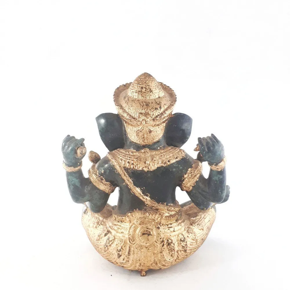 Bronze Khmer Deity Ganesha H:30 cm No:078 - Image 2