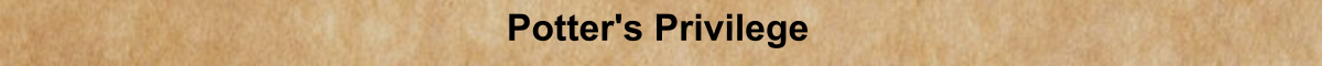 Potters privilege 1200
