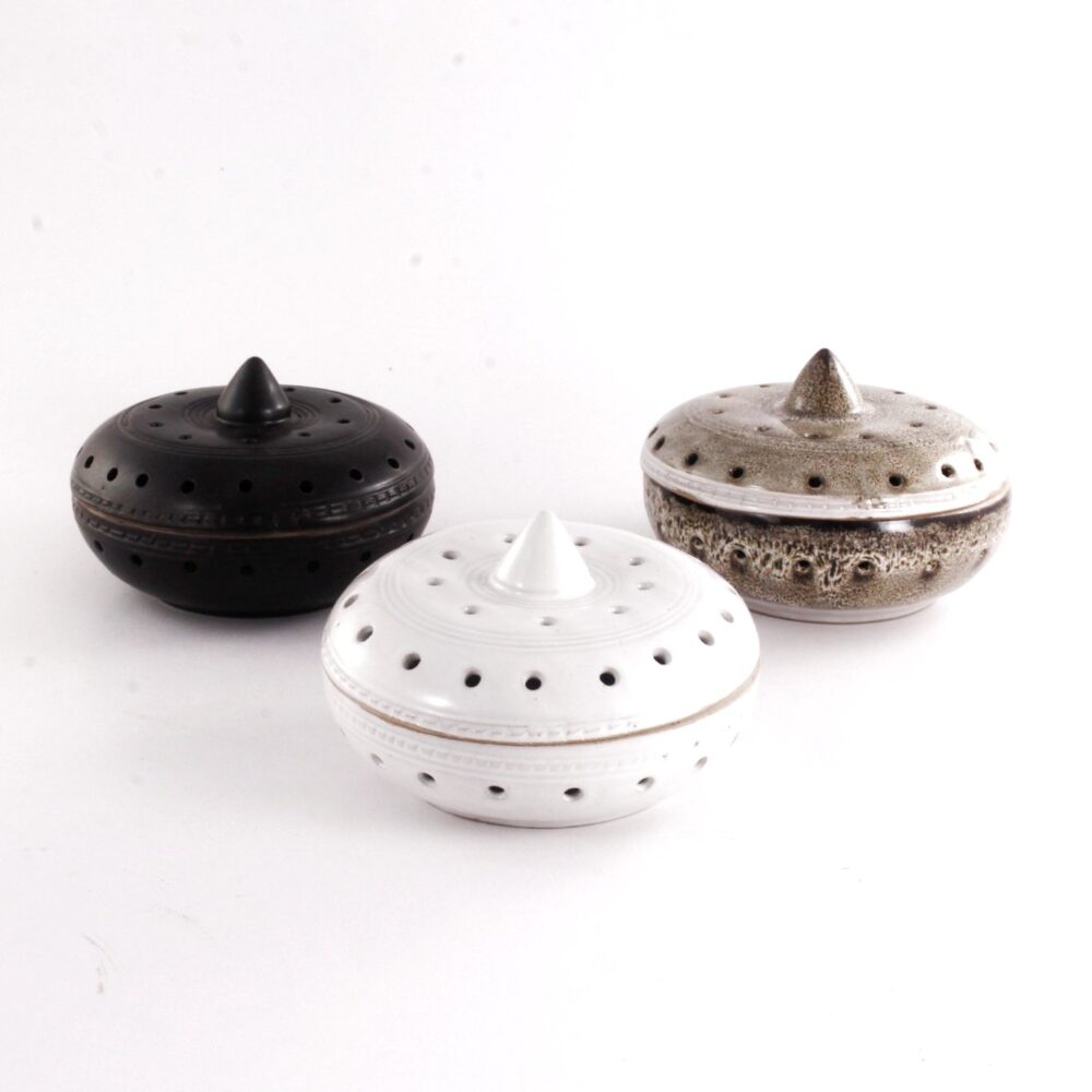 Tchin Tcho Coil Incense Burner ø 16 cm / 6.5" | Black Matt - Image 2