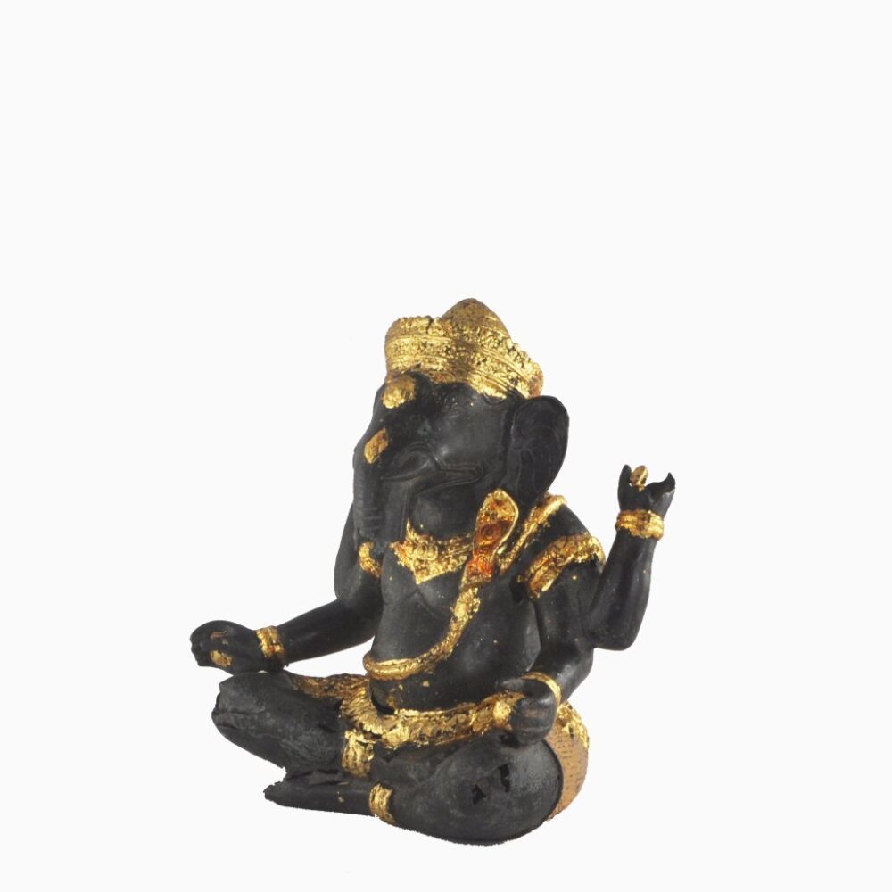Bronze Khmer Deity Ganesha small - Image 2