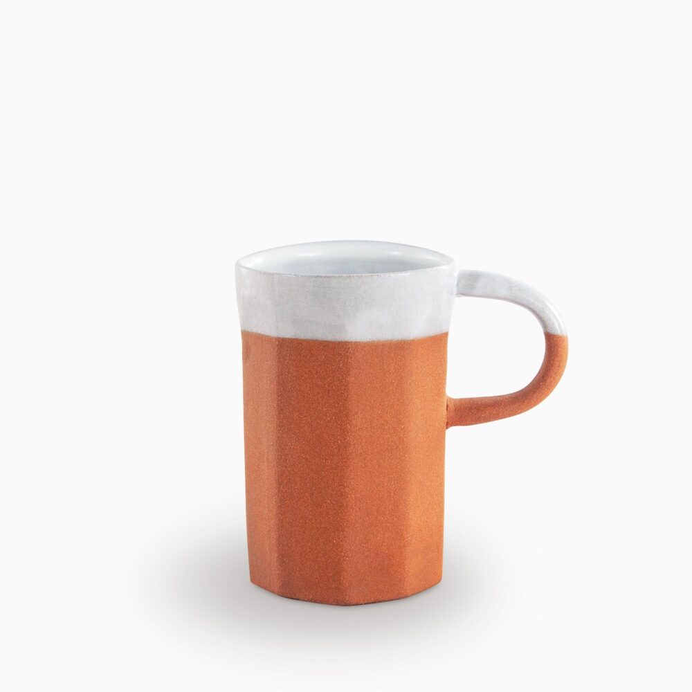691701136 Hagan Mug Natural and White Velvet