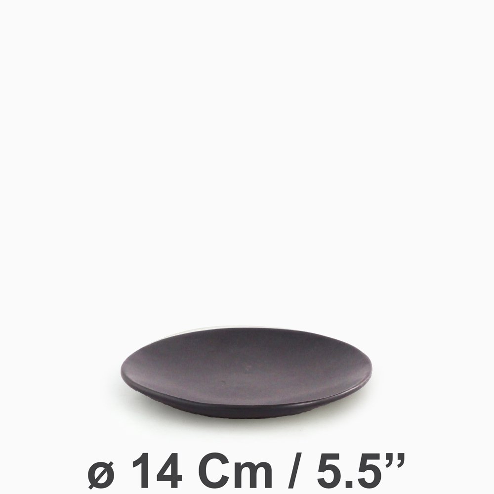 260101422 EERIE Black Plate Ø 14 cm