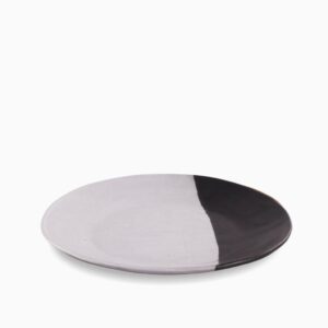 270102782 Black Puffin dinner plate