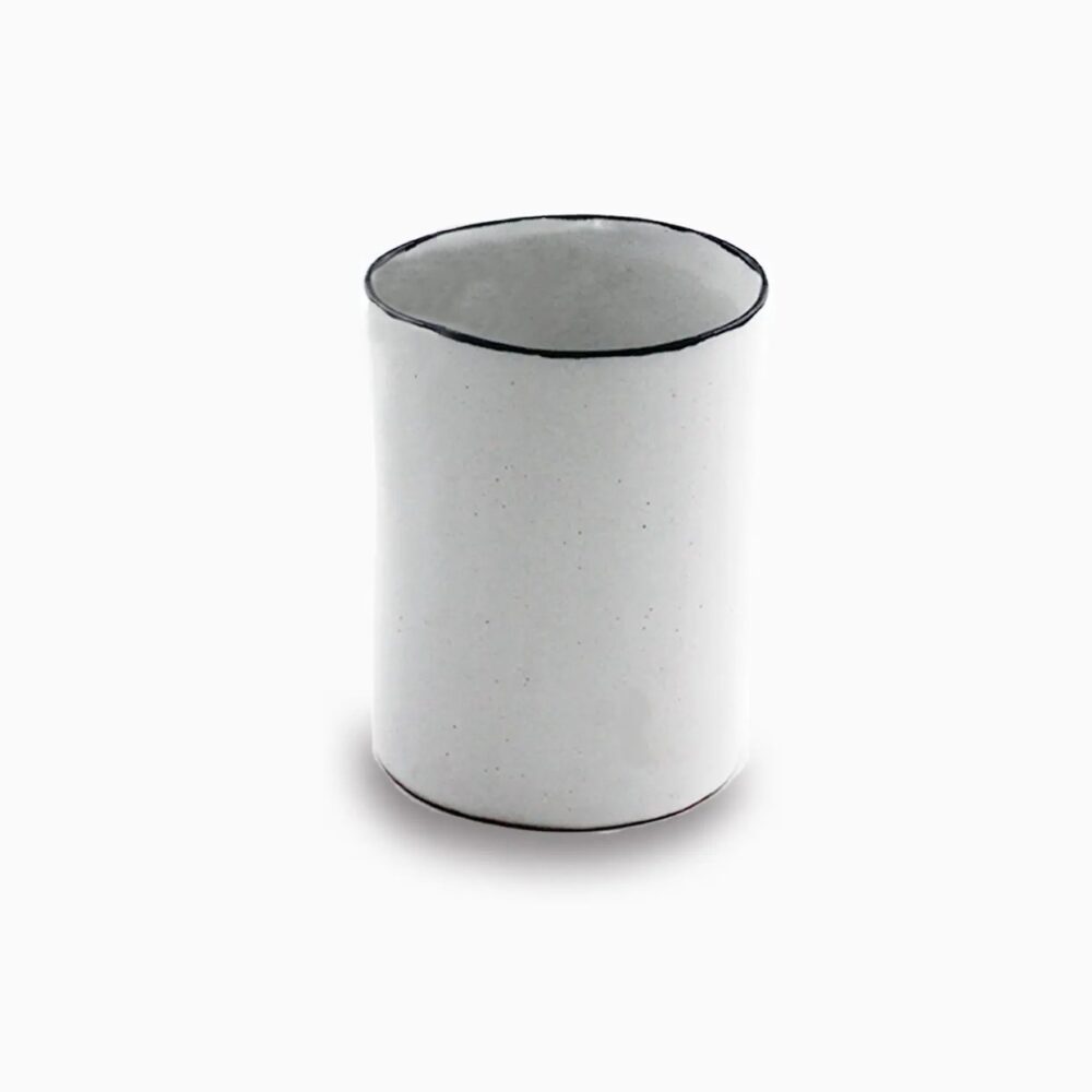 Line Art mug without handle H:10 cm