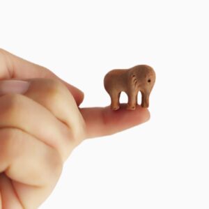 Miniature on finger