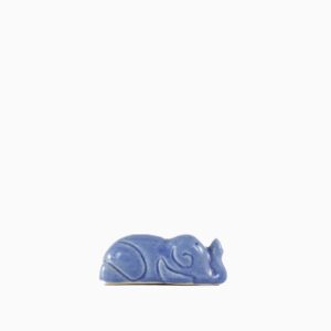 Elephant Incence Holder Light Blue