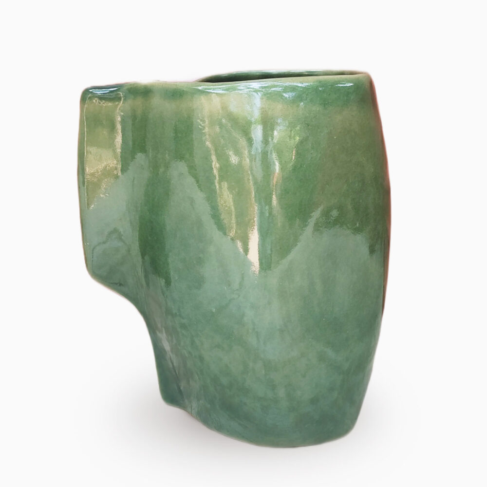 296102730 Apsara Face Vase back