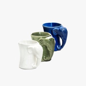 Mini Elephant Mugs 5cm - 3 colors