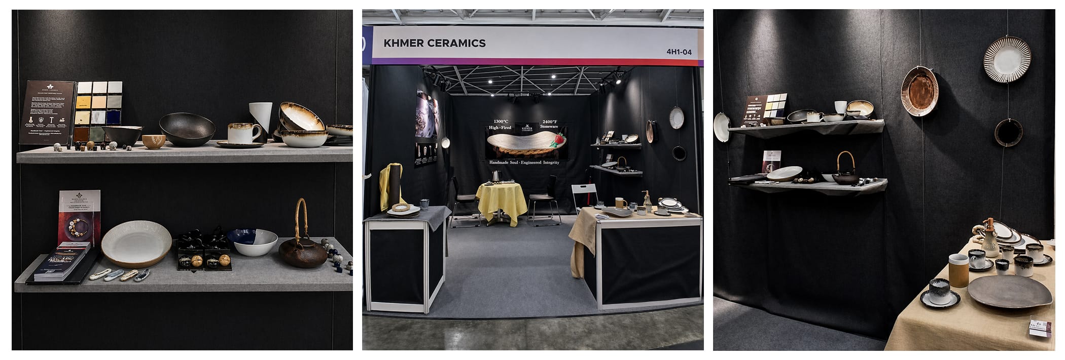 Khmer Ceramics FHA 2026 Fair, Singapore expo booth