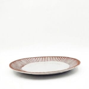 Fluted Plate Ø28 & Ø32 cm White Velvet