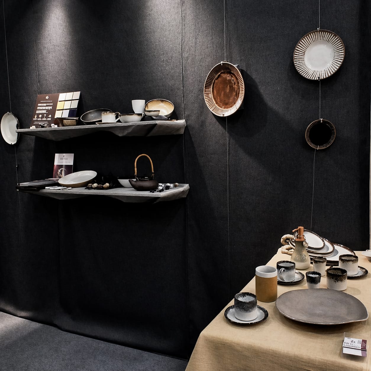 Khmer Ceramics FHA 2026 Fair, Singapore expo booth table