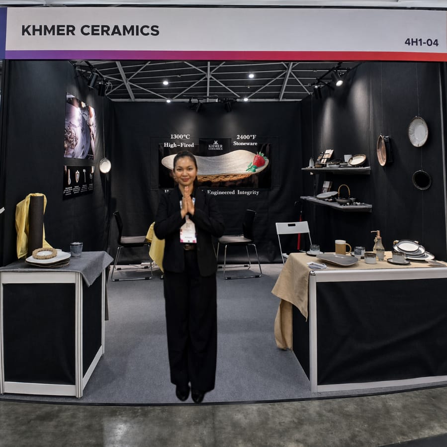 Khmer Ceramics FHA 2026 Fair, Singapore expo booth