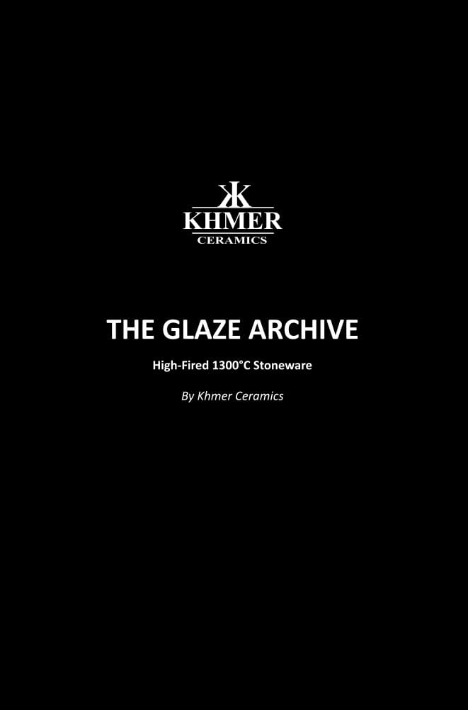 The Archive Book High fired stoneware glazes from Khmer Ceramic | Cover